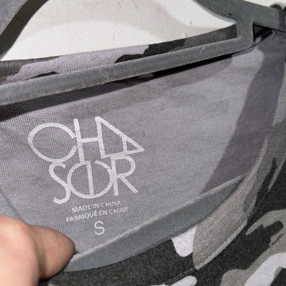 Chaser camo‎  long sleeve shirt gray small stretch camouflage - Picture 3 of 4